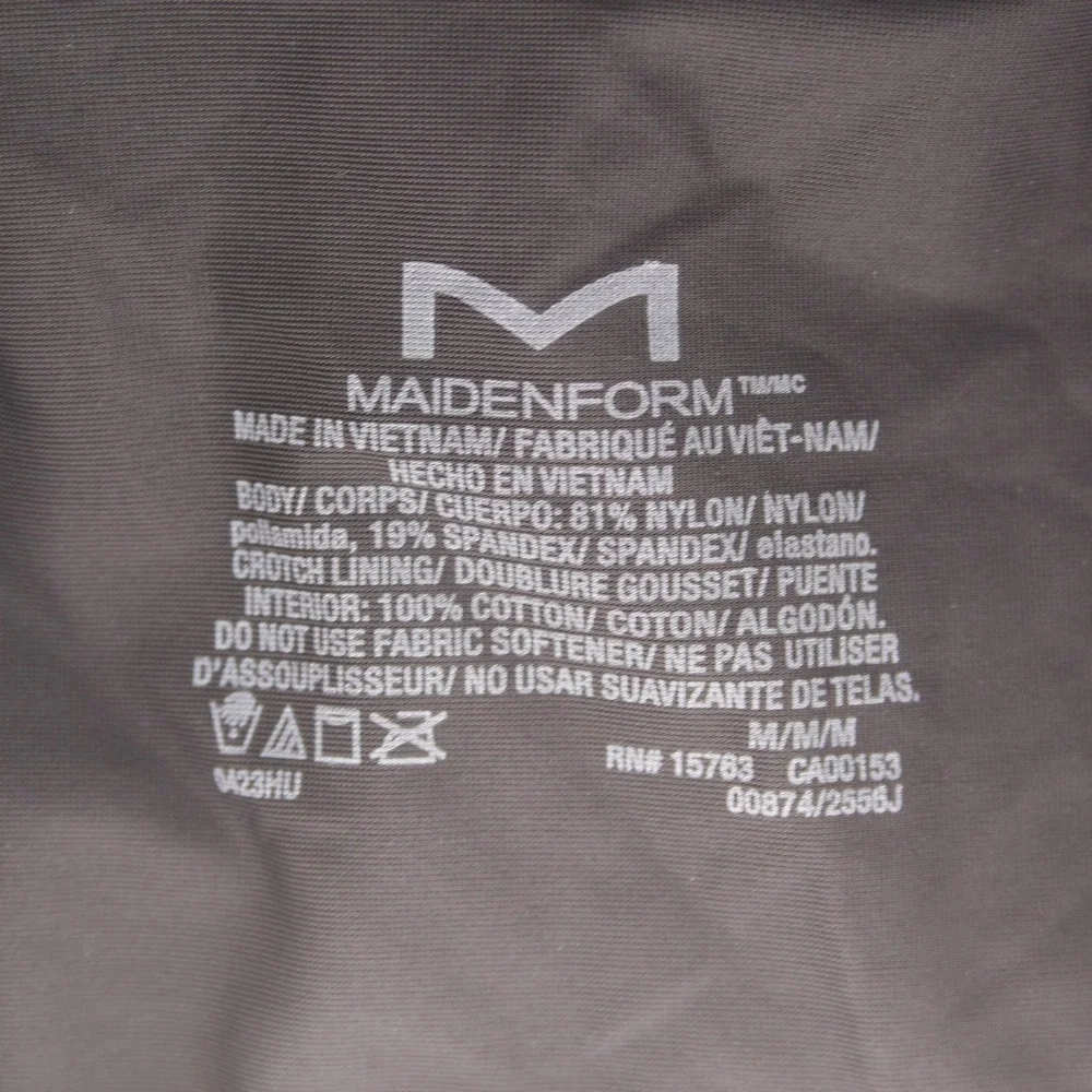 Maidenform Women's Black Firm Control Bodysuit Romper Size‎ M